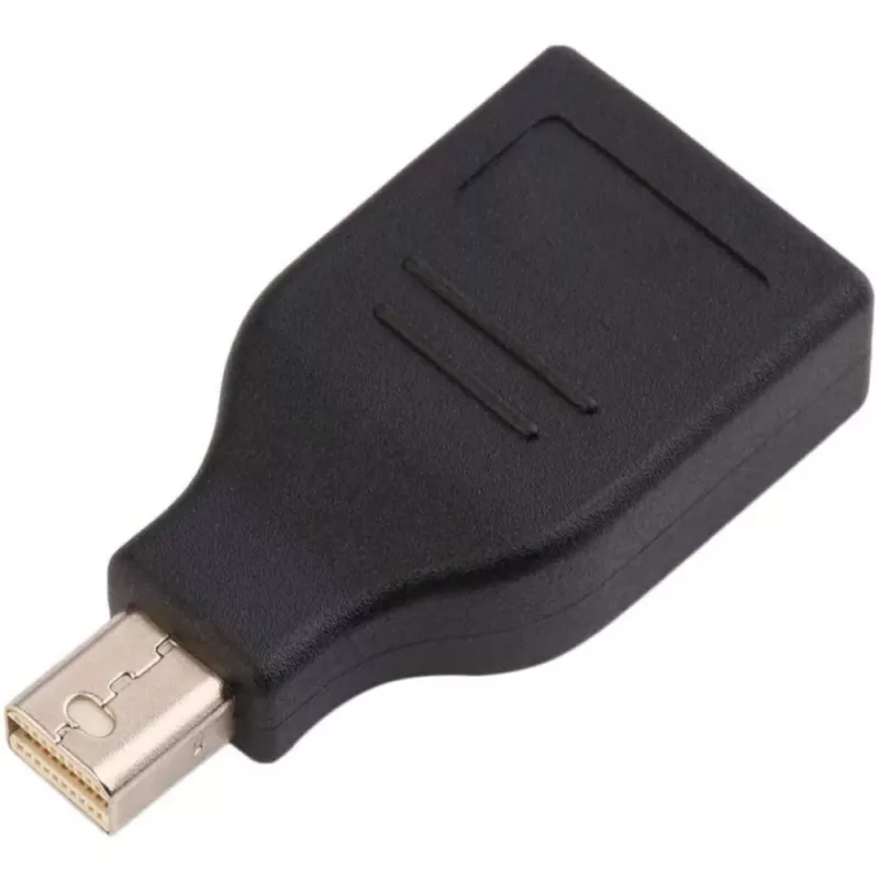 Techly IADAP DP-MDP2 kábel adaptér/adaptér DisplayPort Mini DisplayPort čierny