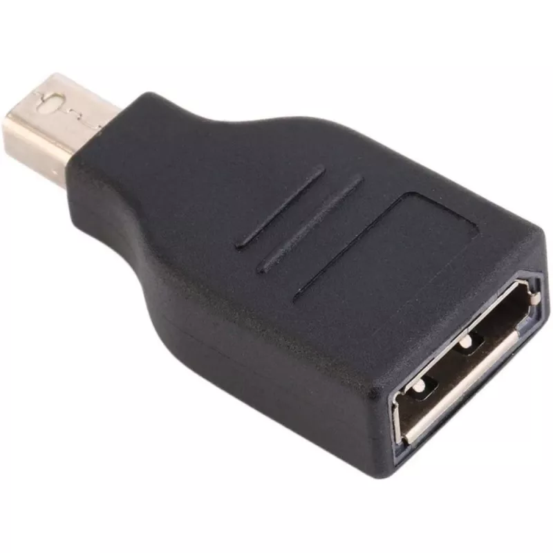 Techly IADAP DP-MDP2 kábel adaptér/adaptér DisplayPort Mini DisplayPort čierny