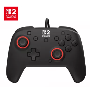 Káblový herný ovládač Turtle Beach Rematch pre Nintendo Switch 2 – USB-C, 3 m kábel, tlačidlo Späť, D-pad, čierna