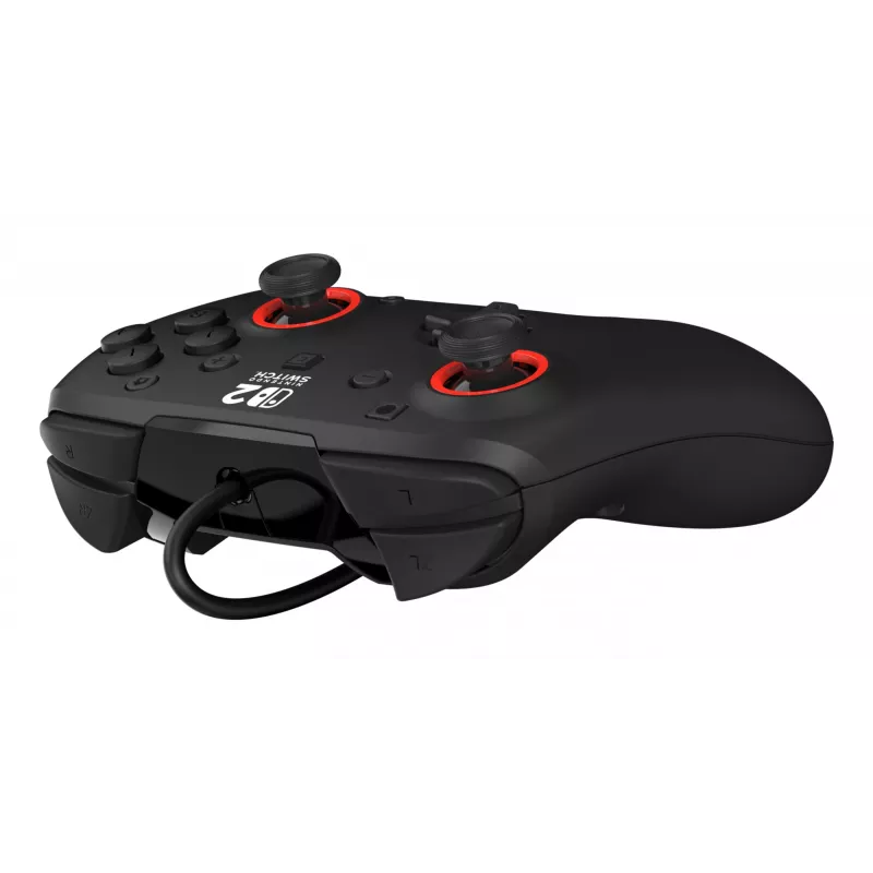 Káblový herný ovládač Turtle Beach Rematch pre Nintendo Switch 2 – USB-C, 3 m kábel, tlačidlo Späť, D-pad, čierny