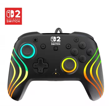Gamepad Turtle Beach Afterglow Wave čierny káblový RGB gamepad pre Nintendo Switch / Switch 2, USB-C, 3 m kábel