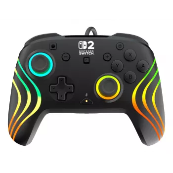 Gamepad Turtle Beach Afterglow Wave čierny káblový RGB gamepad pre Nintendo Switch / Switch 2, USB-C, 3 m kábel