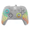 Káblový RGB herný ovládač Turtle Beach Afterglow Wave sivý – USB-C, 3 m kábel, pre Nintendo Switch / Switch 2 / Switch OLED