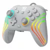 Káblový RGB herný ovládač Turtle Beach Afterglow Wave sivý – USB-C, 3 m kábel, pre Nintendo Switch / Switch 2 / Switch OLED