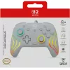 Káblový RGB herný ovládač Turtle Beach Afterglow Wave sivý – USB-C, 3 m kábel, pre Nintendo Switch / Switch 2 / Switch OLED