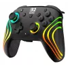 Bezdrôtový RGB herný ovládač Turtle Beach Afterglow Wave čierny pre Nintendo Switch 2 — Bluetooth/USB-C, integrovaná batéria 20 h, 3 m kábel