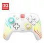 Bezdrôtový RGB herný ovládač Turtle Beach Afterglow Wave White pre Nintendo Switch 2, Bluetooth/USB-C, integrovaná batéria 20 h, 3 m kábel