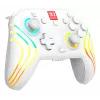 Bezdrôtový RGB herný ovládač Turtle Beach Afterglow Wave White pre Nintendo Switch 2, Bluetooth/USB-C, integrovaná batéria 20 h, 3 m kábel