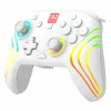 Bezdrôtový RGB herný ovládač Turtle Beach Afterglow Wave White pre Nintendo Switch 2, Bluetooth/USB-C, integrovaná batéria 20 h, 3 m kábel