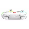 Bezdrôtový RGB herný ovládač Turtle Beach Afterglow Wave White pre Nintendo Switch 2, Bluetooth/USB-C, integrovaná batéria 20 h, 3 m kábel