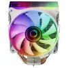 Mars Gaming MCPU-VR White chladič CPU Dual Infinity Mirror ARGB 4 HCT heatpipes 180W TDP ultra tichý PWM 12 cm ventilátor