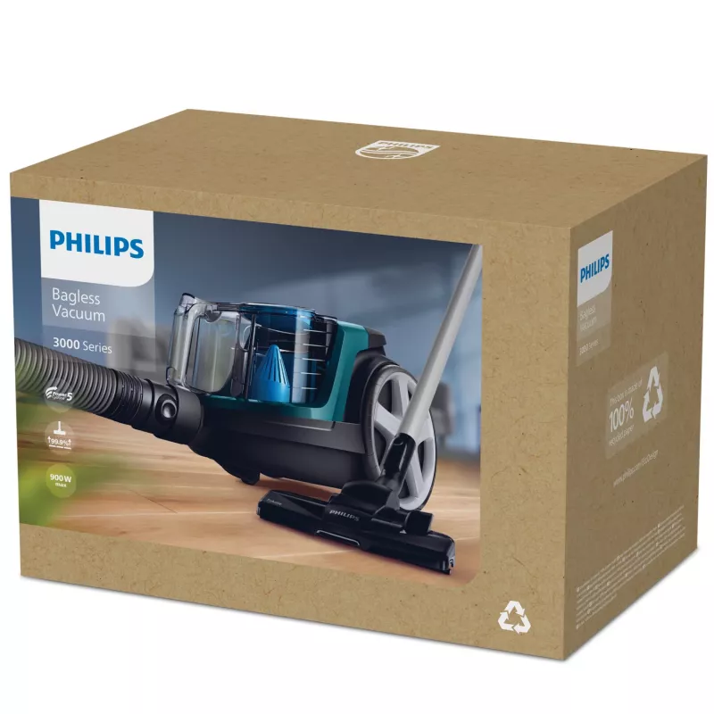Philips 3000 series FC9334/09 vysávač 1,5 L podlahový vysávač suchý 900 W bez vrecka