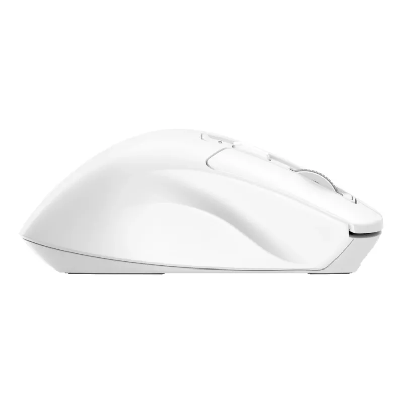 Bezdrôtová pravácka kancelárska myš TRUST Niven – RF + Bluetooth, 3200 DPI, 7 tlačidiel, koliesko, biela