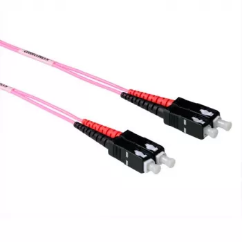 ACT 2 m LSZH Multimode 50/125 OM4 optický patch kábel duplex s SC konektormi