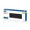 ACT Business klávesnica USB (Qwerty/US rozloženie), Full-Size (100 %), káblová, USB, membránová, QWERTY, čierna
