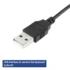 ACT Business klávesnica USB (Qwerty/US rozloženie), Full-Size (100 %), káblová, USB, membránová, QWERTY, čierna