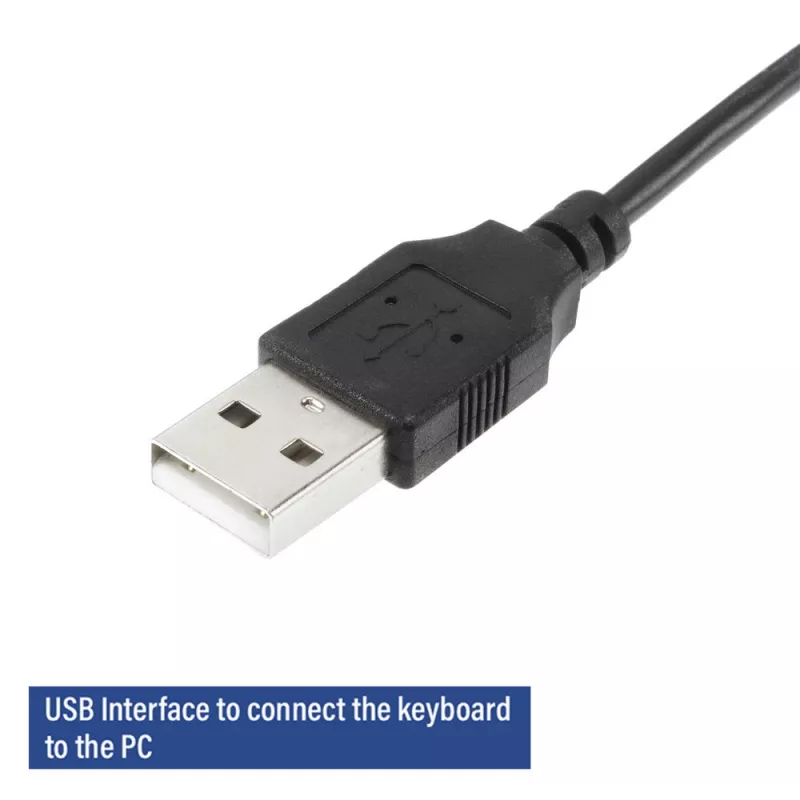 ACT Business klávesnica USB (Qwerty/US rozloženie), Full-Size (100 %), káblová, USB, membránová, QWERTY, čierna