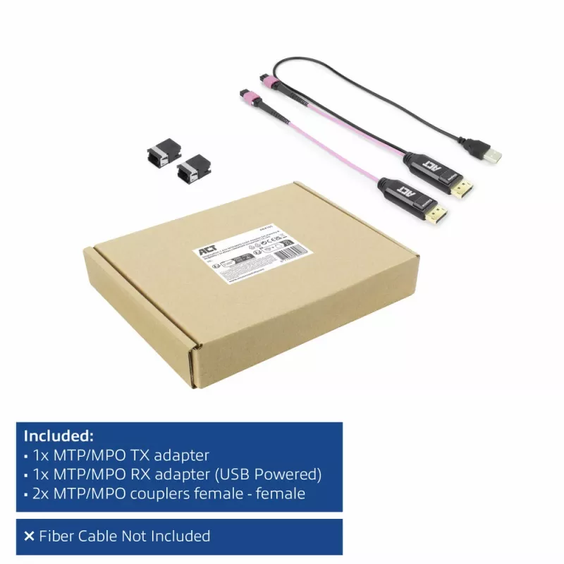 ACT DisplayPort na MTP/MPO adaptérová sada na rozšírenie DisplayPort pripojenia až do 8K@60Hz