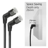 Sieťový kábel ACT DD1902 Cat6 U/FTP (STP) 2 m RJ-45 na RJ-45 čierny
