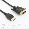 ACT AK3735 video kábel adaptér 2 m HDMI Type-A (štandard) DVI-D čierny