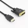 ACT AK3736 video kábel adaptér 3 m HDMI Type-A (štandard) DVI-D čierny