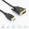 ACT AK3736 video kábel adaptér 3 m HDMI Type-A (štandard) DVI-D čierny