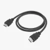 HDMI kábel ACT AK3871 – 1 m, HDMI Type-A na Type-A, HDMI 2.0, 18 Gbit/s, ARC, pozlátené kontakty, čierny