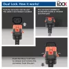 ACT napájací kábel C14 IEC Lock+ Dual Locking - C15 IEC Lock+ čierny 1 m, PC3868