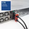 ACT napájací kábel C14 IEC Lock+ Dual Locking - C15 IEC Lock+ čierny 1 m, PC3868