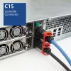 ACT sieťový kábel C14 IEC Lock+ Dual Locking - C15 IEC Lock+ modrý 2 m, PC3874