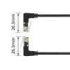 ACT sieťový kábel DD7900 Cat6a U/UTP patch kábel 0,5 m RJ-45 čierny