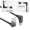 ACT DD7901 sieťový kábel čierny 1 m Cat6a U/UTP (UTP)
