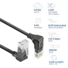 Sieťový patch kábel ACT Cat6a U/UTP DD7902, RJ-45 na RJ-45, 2 m, čierny