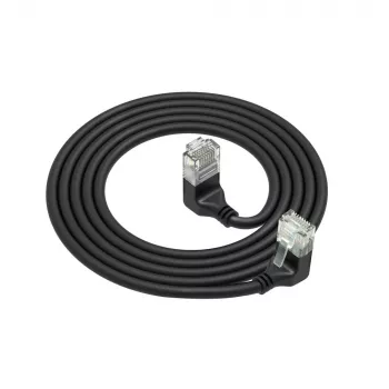 Sieťový kábel ACT Cat6a U/UTP (UTP) DD7903 – RJ-45 na RJ-45, 3 m, čierny