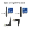 Sieťový kábel ACT Cat6a U/UTP (UTP) DD7903 – RJ-45 na RJ-45, 3 m, čierny