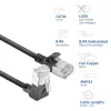 Sieťový patch kábel ACT DA4905 Cat6a U/FTP (STP) RJ-45 na RJ-45 čierny 5 m
