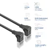 Sieťový kábel ACT DA5905 Cat6a U/FTP (STP) RJ-45 na RJ-45 5 m čierny