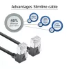 ACT Cat6a U/FTP (STP) sieťový kábel DA6902, 2 m, RJ-45 na RJ-45, čierny