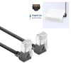 ACT sieťový kábel DA6905 Cat6a U/FTP (STP) čierny, 5 m, RJ-45 na RJ-45, pozlátené kontakty