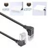 ACT DA7901 Cat6a U/FTP (STP) sieťový kábel, RJ-45 na RJ-45, 1 m, čierna, pozlátené kontakty