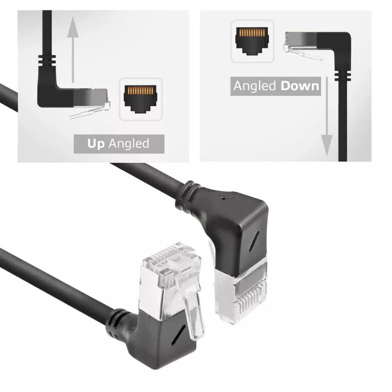 ACT sieťový kábel Cat6a U/FTP (STP) RJ-45–RJ-45 1,5 m čierny DA7951