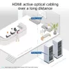 ACT HDMI aktívny optický kábel 70 m — Premium High Speed 4K v2.0, HDMI-A konektor samec na HDMI-A konektor samec, 18 Gbit/s, LSZH, čierny