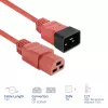 Napájací kábel ACT C20–C21 IEC60320 červený 1,5 m, 250 V 16 A