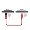 Napájací kábel ACT C20–C21 IEC60320 červený 3 m, 16 A, 250 V