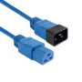 Napájací kábel ACT C20–C21 IEC60320 modrý 2 m, 16 A, 250 V