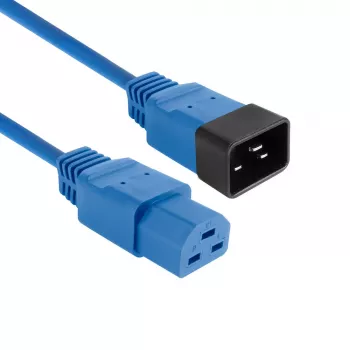 Napájací kábel ACT C20–C21 IEC60320 modrý 16A 250V 2,5m