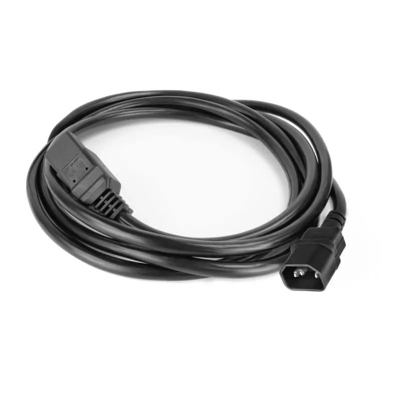 Napájací kábel ACT C14 na C21 IEC60320 čierny 1,5 m, 250 V 10 A