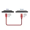 Napájací kábel ACT C14 na C21 IEC60320 červený 1 m, 250V 10A