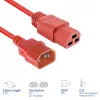 Napájací kábel ACT C14 na C21 IEC60320 červený 2,5 m, 250 V 10 A