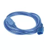 ACT napájací kábel C14 na C21 IEC60320 modrý 1 m, 250 V 10 A